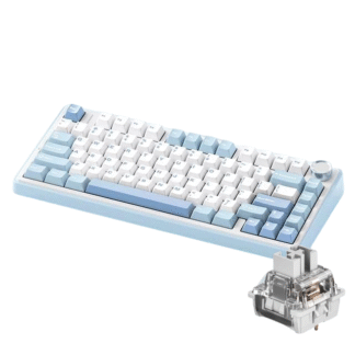 AULA F75 (Sea Salt Blue) – Mechanical Keyboard Greywood V3