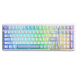 AULA F99 (White-Blue-Purple) – Reaper Switch 99-Key Mechanical Keyboard