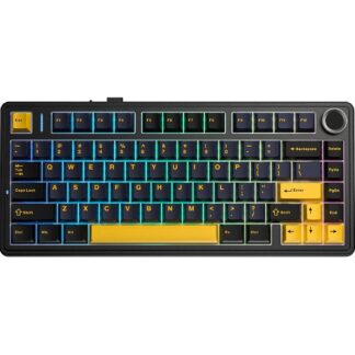 AULA F75 Thunder Black Mechanical Keyboard (Graywood V3)